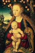 Lucas Cranach Virgin and Child under an Apple Tree oil